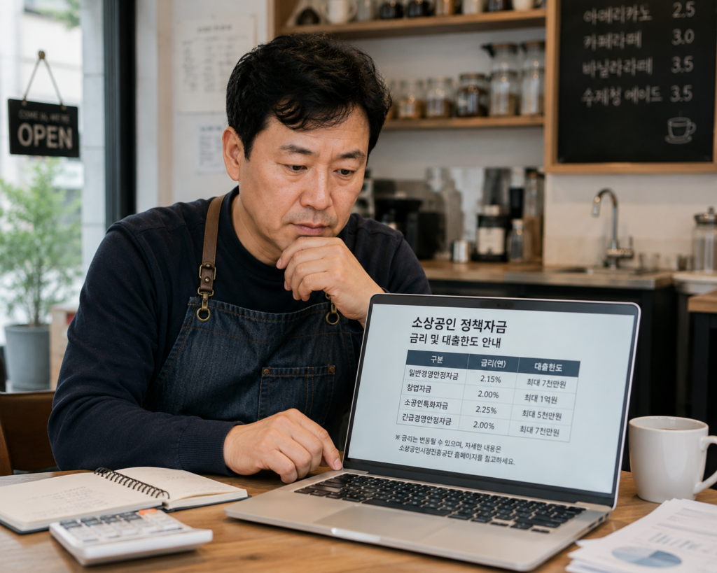 2026 소상공인 정책자금 대출 신청방법, 자격조건과 금리 한도 총정리 2 소상공인 대출자금 확인모습